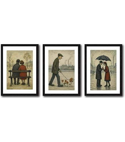 Sam Toft WDC91096 (Walking Down To Happiness Canvas Print, Multi